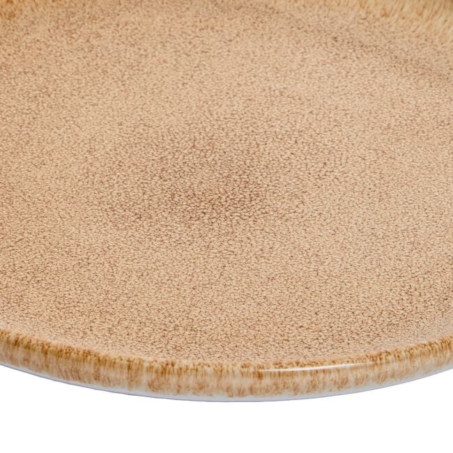 Heritage Textured Camel Dinner Plate