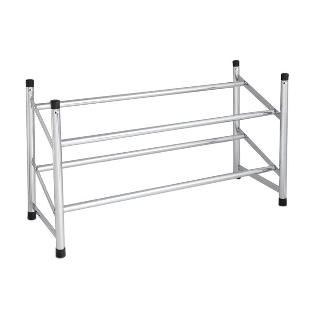 Extendable 2 Tier Shoe Rack