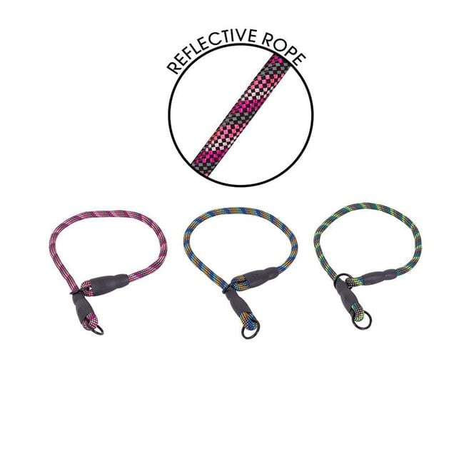 Reflective Rope Slip Dog Collar 55cm