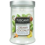 Tuscany Double Wick Creamy Coconut Candle 18oz