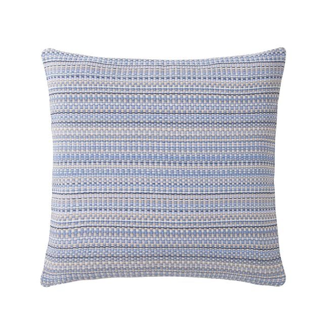 KNITTED STRIPE BLUE 45x45 Cushion
