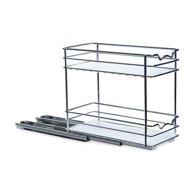 Storage Master Pull-Out 2-Tier Cabinet Organiser