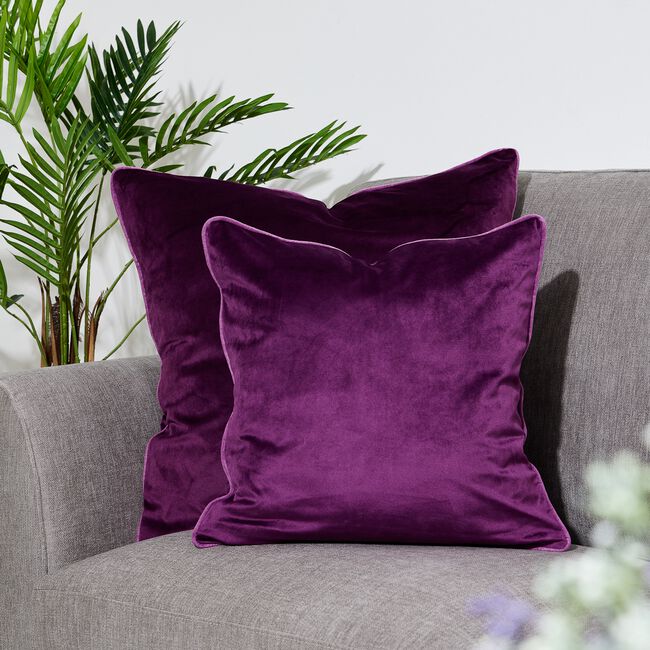 Naomi Cushion 45x45cm - Purple