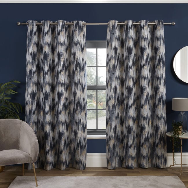 TOKYO NAVY 66x54 Curtain