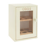 Apollo Rubberwood Egg Cabinet - Cream
