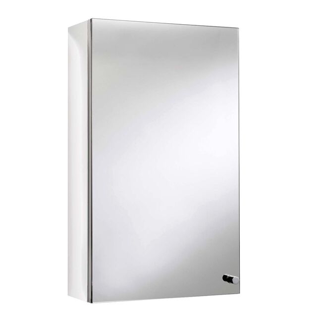 Croydex Carra Single Door Stainless Steel Cabinet