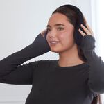 FAUX FUR Ear Muffs Black
