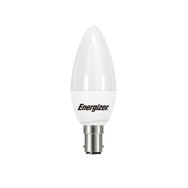 Energizer B15 LED Candle Bulb Opal 5.9W (EQ40W)