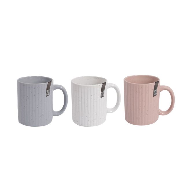 Mad About Mugs Ribbed Speckled Mug 340ml