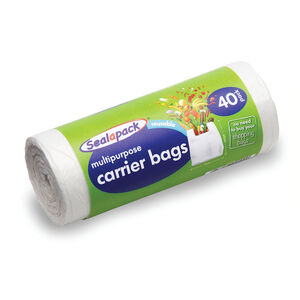 Sealapack Multi Purpose Carrier Bags 40 Pack