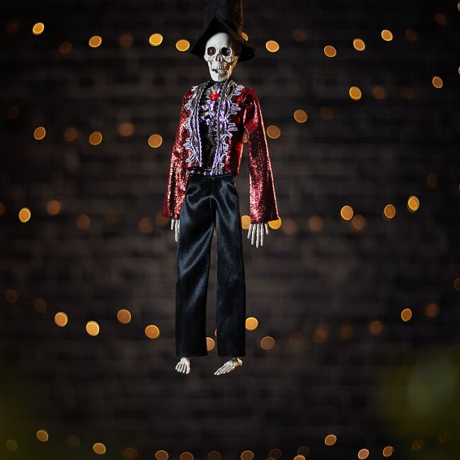 Hanging Skeleton Groom - 40cm