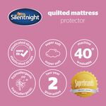 SILENTNIGHT QUILTED SINGLE Mattress Protector 