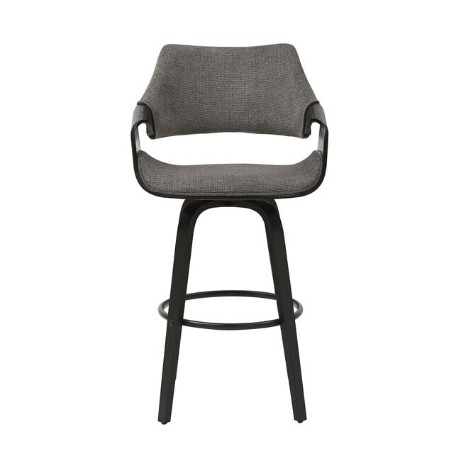 BECKETT Barstool Woven Grey