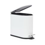BELDRAY 5L D SHAPE WHITE Soft Close bin