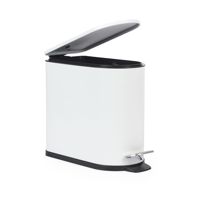 BELDRAY 5L D SHAPE WHITE Soft Close bin
