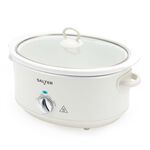 SALTER RETRO CREAM 6.5L Slow Cooker