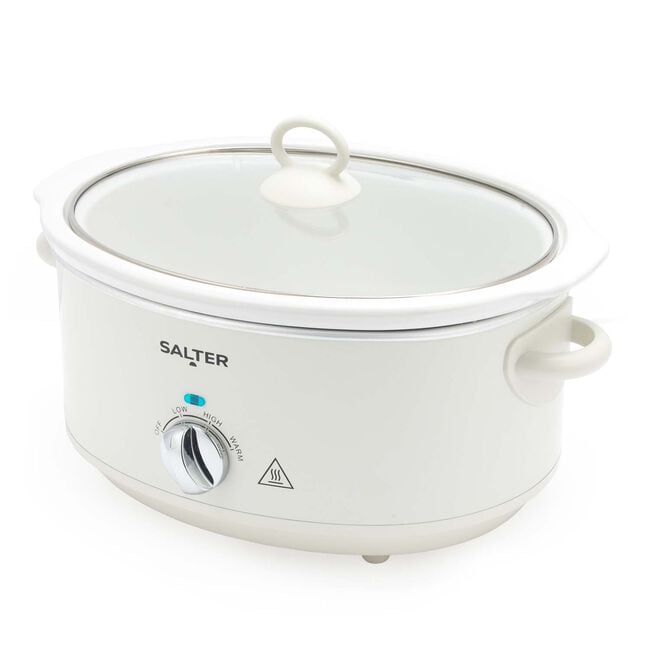 SALTER RETRO CREAM 6.5L Slow Cooker