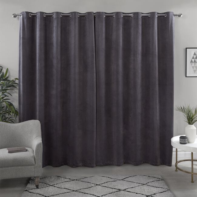 TRIANGLE STITCH GREY 66X54 Curtain