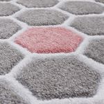 JVL Solemate Handcarved Honeycomb Doormat 57x100cm