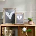 ANGELIC EMBOSSED 8x10" FRAME Silver