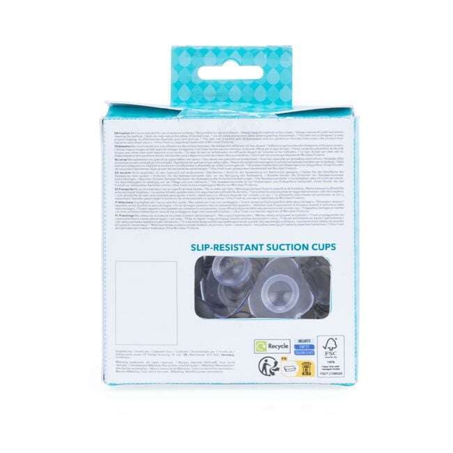 Beldray Antibac Pebble 6pk Safety Bath Mat Set