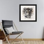 Tiger Jewelled Framed Art 60cm x 60cm