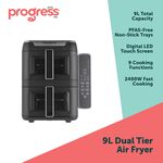 Progress Dual Tier 9L Air Fryer