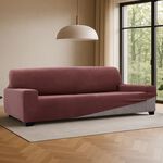 REGAL MILLS EASYSTRETCH VELVET BORDEAUX  4 Seater Sofa Cover