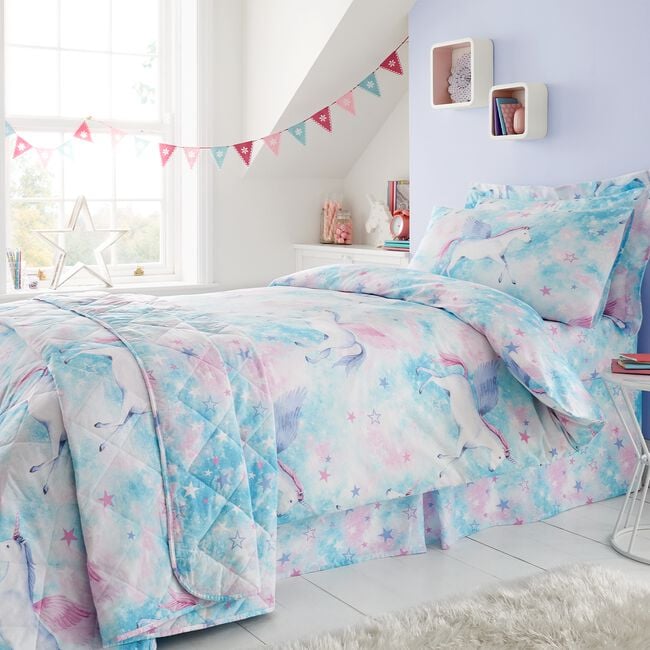 SINGLE DUVET COVER Mystical Unicorn