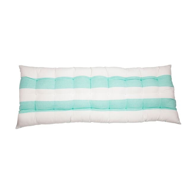 REVERSIBLE BENCH CUSHION Aqua