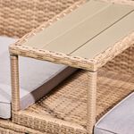 Verona Rattan Companion Bench