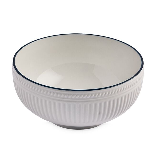 Abney & Croft Blue Rim 12 Piece Dinner Set