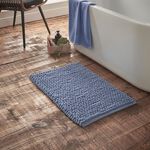 BIANCA ASPEN BOBBLE BLUE 50X80cm Bath Mat