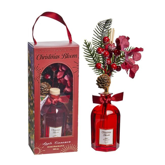 Christmas Bloom Apple Cinnamon 120ml Reed Diffuser