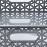 Geometric 6.5L Grey Basket