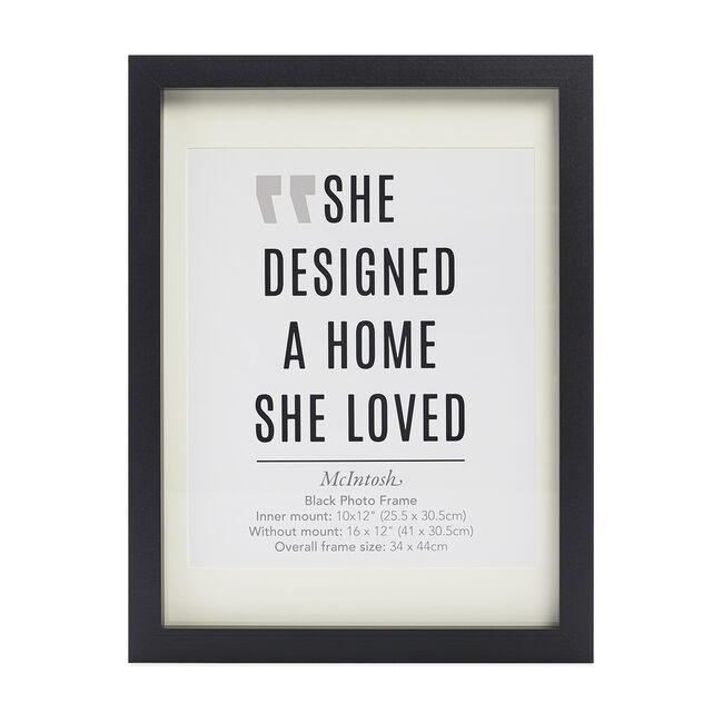A4 MCINTOSH Black Photo Frame 21X30CM
