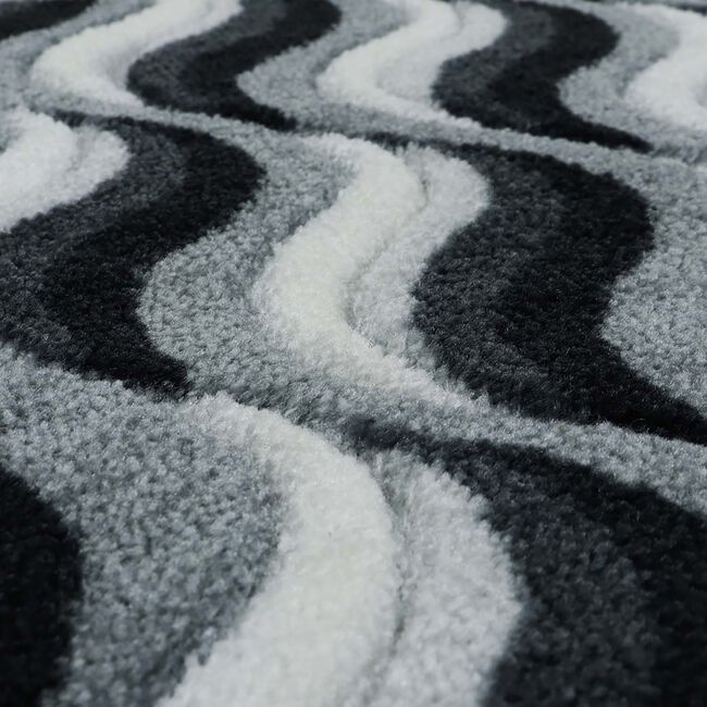 JVL Solemate Hand Carved Waves Doormat 57x100cm