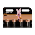 Duracell Plus C Batteries 4 Pack