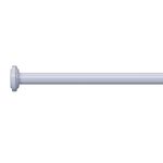 Extendable Tension Rod White 70-120cm