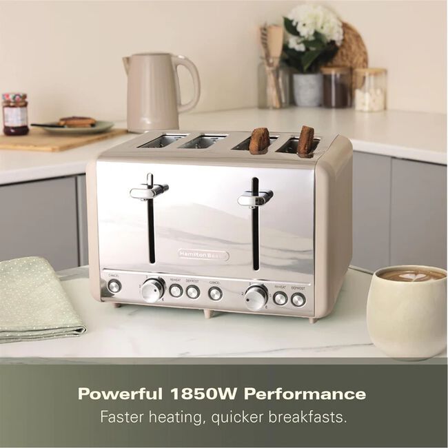 HAMILTON BEACH HARMONY 4 Slice Cappuccino Toaster