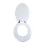MODERN WHITE OAK EFFECT TOILET Seat