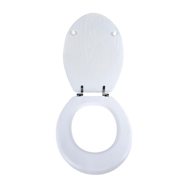 MODERN WHITE OAK EFFECT TOILET Seat