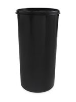 30L Forma Matt Black Kitchen Pedal Bin