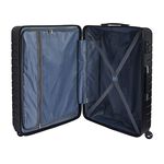 LARGE Lightweight Hardshell Luggage - Black