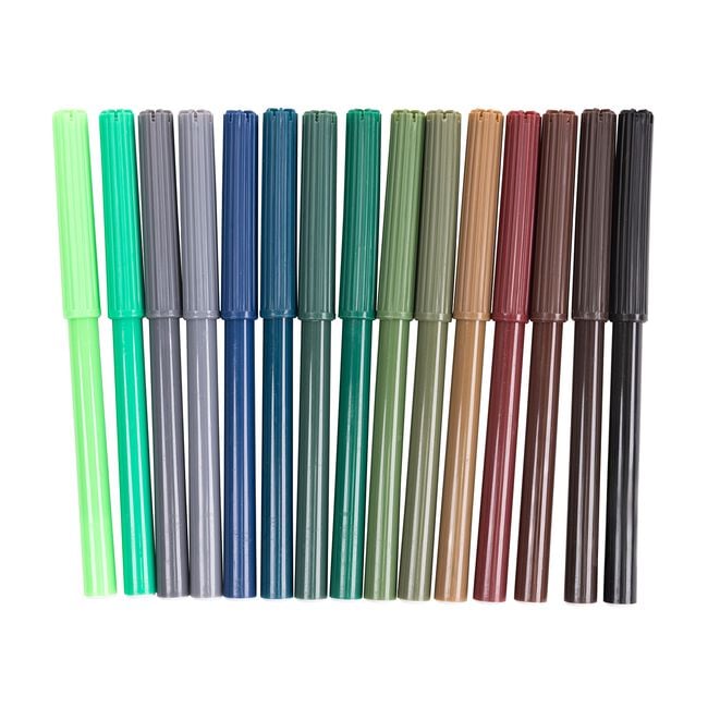 Felt Tip Colouring Pens in Case Set