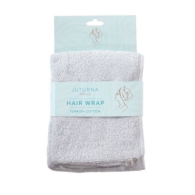 TURKISH COTTON SUPERSOFT SILVER Hair Wrap