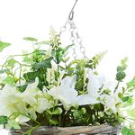 Artificial Spring Flowers Hanging Basket