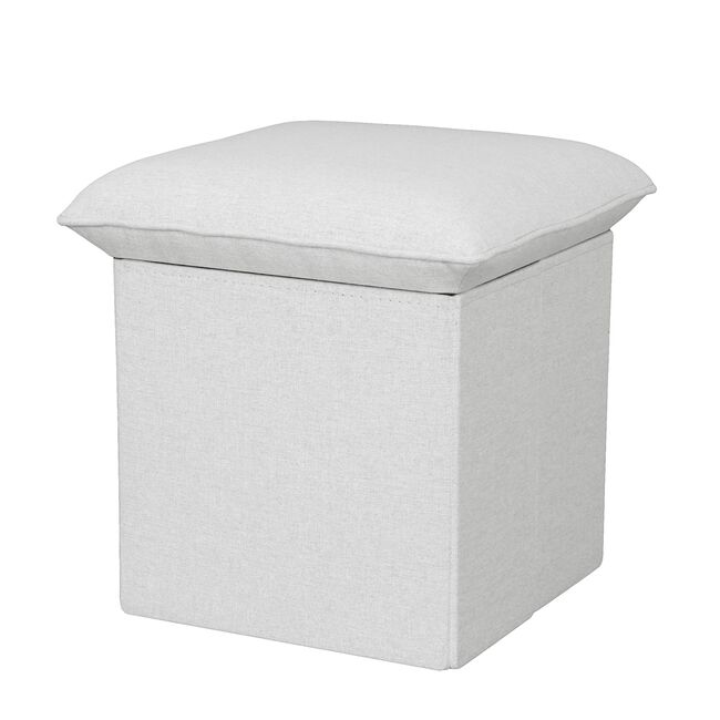 CUSHION OTTOMAN VELVET Beige