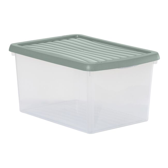 Wham 16L Green Lid Storage Box Set Of 2