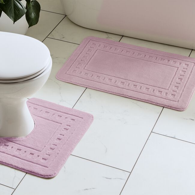 CATHERINE LANSFIELD ARMONI PINK 2PC Bath Set